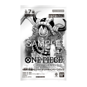 One Piece 4th Anniversary Treasure Get Campaign Pack - JPN